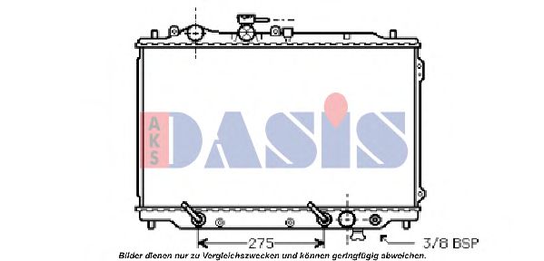 AKS DASIS 110110N Радиатор, охлаждение двигателя для MAZDA 626 III (Мазда 626 3) AKS DASIS 110110N Радиатор, охлаждение двигателя для MAZDA 626 III (Мазда 626 3)