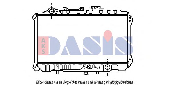 AKS DASIS 110140N Радиатор, охлаждение двигателя для MAZDA 626 II (Мазда 626 2) AKS DASIS 110140N Радиатор, охлаждение двигателя для MAZDA 626 II (Мазда 626 2)