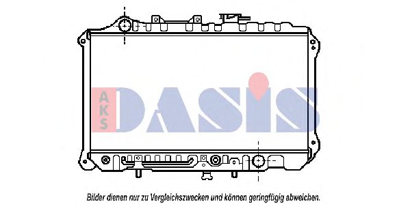 AKS DASIS 110180N Радиатор, охлаждение двигателя для MAZDA 626 II (Мазда 626 2) AKS DASIS 110180N Радиатор, охлаждение двигателя для MAZDA 626 II (Мазда 626 2)