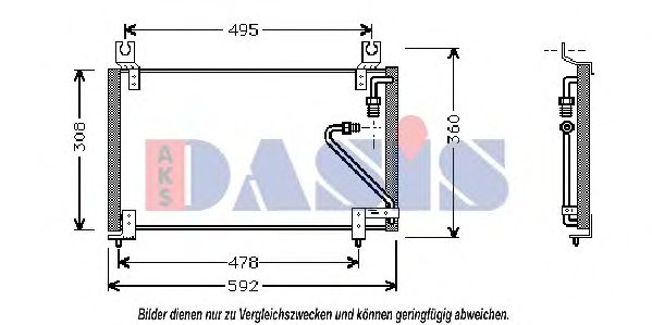 AKS DASIS 112020N Конденсатор, кондиционер для MAZDA 323 III (Мазда 323 3) AKS DASIS 112020N Конденсатор, кондиционер для MAZDA 323 III (Мазда 323 3)