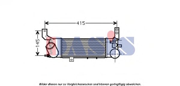 AKS DASIS 117000N Интеркулер для MAZDA PREMACY (Мазда Premacy) AKS DASIS 117000N Интеркулер для MAZDA PREMACY (Мазда Premacy)