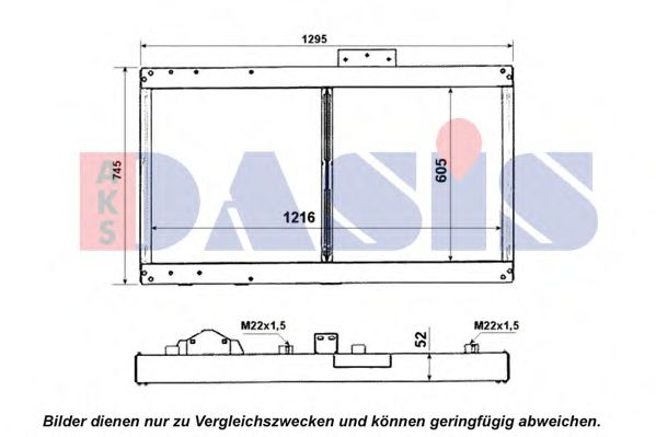 AKS DASIS 130037N Радиатор, охлаждение двигателя 