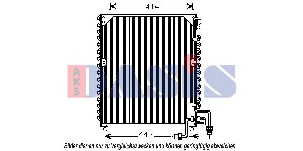 AKS DASIS 134130N Конденсатор, кондиционер для MERCEDES-BENZ MK (Мэрcэдэс-бэнз Мк) AKS DASIS 134130N Конденсатор, кондиционер для MERCEDES-BENZ MK (Мэрcэдэс-бэнз Мк)