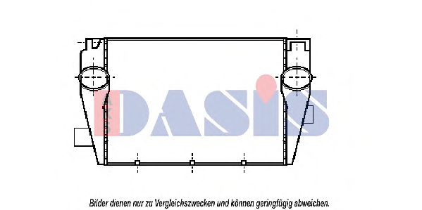 AKS DASIS 137008N Интеркулер 