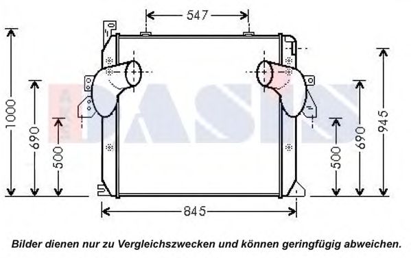 AKS DASIS 137015N Интеркулер 
