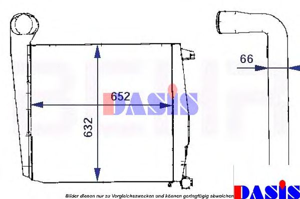 AKS DASIS 137220N Интеркулер 