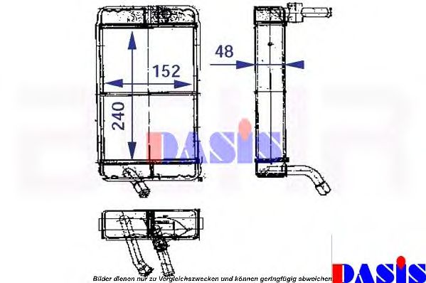 AKS DASIS 139260T Теплообменник, отопление салона для MERCEDES-BENZ T2/L (Мэрcэдэс-бэнз Т2/л) AKS DASIS 139260T Теплообменник, отопление салона для MERCEDES-BENZ T2/L (Мэрcэдэс-бэнз Т2/л)