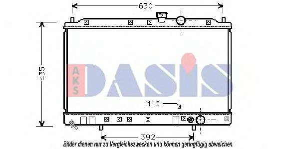 AKS DASIS 140100N Радиатор, охлаждение двигателя для MITSUBISHI MIRAGE (Митсубиши/митсубиси Мирагэ) AKS DASIS 140100N Радиатор, охлаждение двигателя для MITSUBISHI MIRAGE (Митсубиши/митсубиси Мирагэ)