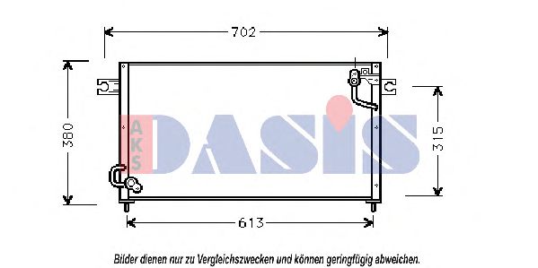 AKS DASIS 142001N Конденсатор, кондиционер для MITSUBISHI CHALLENGER (Митсубиши/митсубиси Чаллэнгэр) AKS DASIS 142001N Конденсатор, кондиционер для MITSUBISHI CHALLENGER (Митсубиши/митсубиси Чаллэнгэр)