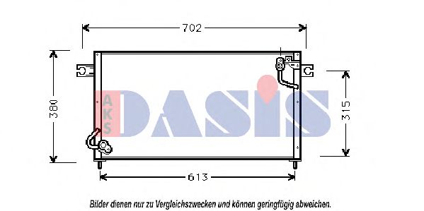 AKS DASIS 142190N Конденсатор, кондиционер для MITSUBISHI PAJERO/SHOGUN (Митсубиши/митсубиси Пажэро/шогун) AKS DASIS 142190N Конденсатор, кондиционер для MITSUBISHI PAJERO/SHOGUN (Митсубиши/митсубиси Пажэро/шогун)