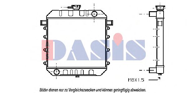 AKS DASIS 150060N Радиатор, охлаждение двигателя для OPEL ASCONA B (Опель Асcона б) AKS DASIS 150060N Радиатор, охлаждение двигателя для OPEL ASCONA B (Опель Асcона б)