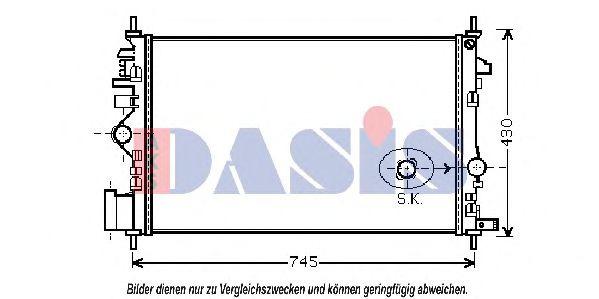 AKS DASIS 150099N Радиатор, охлаждение двигателя ручная коробка передач 6-ступенчатая для OPEL (Опель) AKS DASIS 150099N Радиатор, охлаждение двигателя ручная коробка передач 6-ступенчатая для OPEL (Опель)