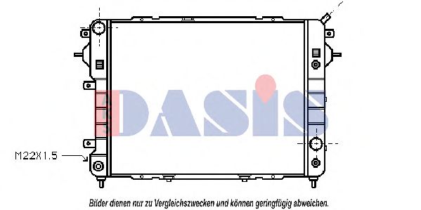 AKS DASIS 150410N Радиатор, охлаждение двигателя для OPEL OMEGA A (Опель Омэга а) AKS DASIS 150410N Радиатор, охлаждение двигателя для OPEL OMEGA A (Опель Омэга а)