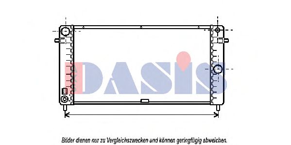 AKS DASIS 150460N Радиатор, охлаждение двигателя для OPEL (Опель) AKS DASIS 150460N Радиатор, охлаждение двигателя для OPEL (Опель)