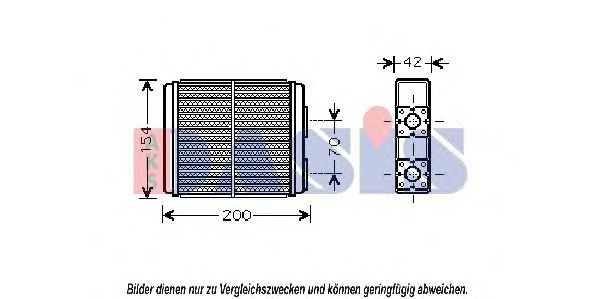 AKS DASIS 159004N Теплообменник, отопление салона для VOLKSWAGEN T3 CARAVELLE (Фольксваген Т3 cараvэллэ) AKS DASIS 159004N Теплообменник, отопление салона для VOLKSWAGEN T3 CARAVELLE (Фольксваген Т3 cараvэллэ)