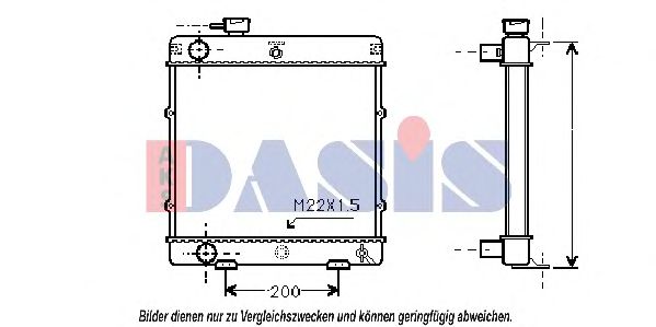 AKS DASIS 160050N Радиатор, охлаждение двигателя для PEUGEOT 305 II (Пежо 305 2) AKS DASIS 160050N Радиатор, охлаждение двигателя для PEUGEOT 305 II (Пежо 305 2)