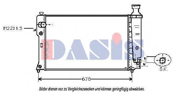 AKS DASIS 160060N Радиатор, охлаждение двигателя для PEUGEOT (Пежо) AKS DASIS 160060N Радиатор, охлаждение двигателя для PEUGEOT (Пежо)