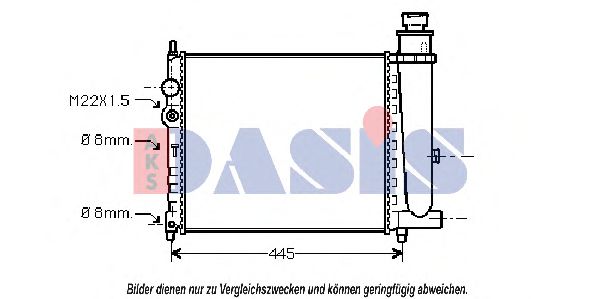 AKS DASIS 160940N Радиатор, охлаждение двигателя для PEUGEOT 309 (Пежо 309) AKS DASIS 160940N Радиатор, охлаждение двигателя для PEUGEOT 309 (Пежо 309)