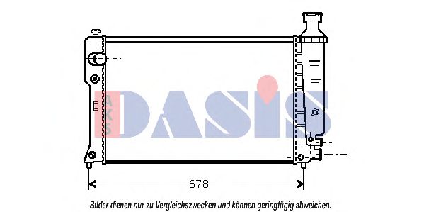 AKS DASIS 161310N Радиатор, охлаждение двигателя для PEUGEOT (Пежо) AKS DASIS 161310N Радиатор, охлаждение двигателя для PEUGEOT (Пежо)