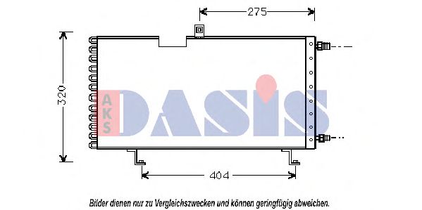AKS DASIS 162000N Конденсатор, кондиционер для PEUGEOT (Пежо) AKS DASIS 162000N Конденсатор, кондиционер для PEUGEOT (Пежо)