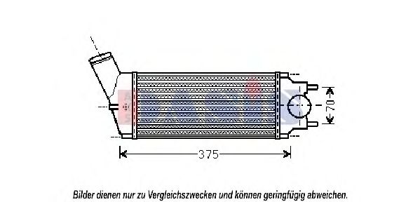 AKS DASIS 167016N Интеркулер 