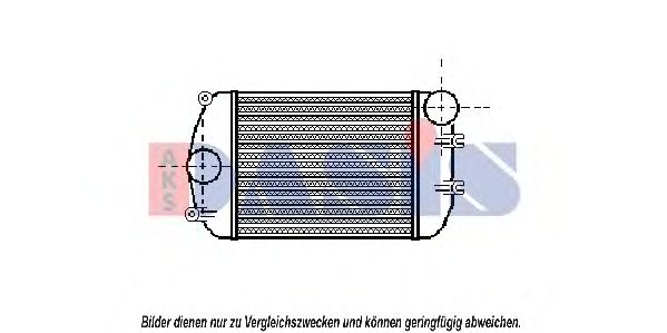 AKS DASIS 167030N Интеркулер 
