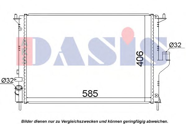 AKS DASIS 180081N Радиатор, охлаждение двигателя для DACIA SANDERO (Дача Сандэро) AKS DASIS 180081N Радиатор, охлаждение двигателя для DACIA SANDERO (Дача Сандэро)