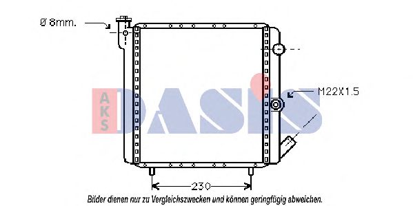 AKS DASIS 180780N Радиатор, охлаждение двигателя для RENAULT 9 (Рено 9) AKS DASIS 180780N Радиатор, охлаждение двигателя для RENAULT 9 (Рено 9)