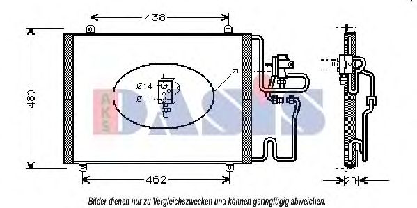 AKS DASIS 182008N Конденсатор, кондиционер для RENAULT SAFRANE II (Рено Сафран 2) AKS DASIS 182008N Конденсатор, кондиционер для RENAULT SAFRANE II (Рено Сафран 2)