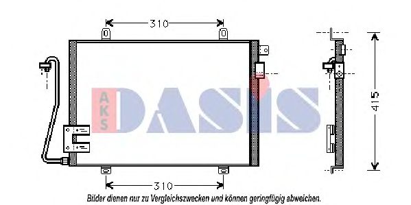 AKS DASIS 182170N Конденсатор, кондиционер для RENAULT LUTECIA II (Рено Лутэcиа 2) AKS DASIS 182170N Конденсатор, кондиционер для RENAULT LUTECIA II (Рено Лутэcиа 2)