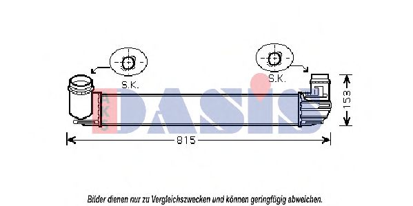 AKS DASIS 187018N Интеркулер для RENAULT (Рено) AKS DASIS 187018N Интеркулер для RENAULT (Рено)