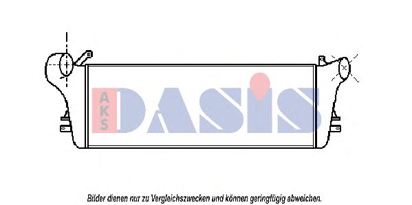 AKS DASIS 187100N Интеркулер для RENAULT SAFRANE (Рено Сафранэ) AKS DASIS 187100N Интеркулер для RENAULT SAFRANE (Рено Сафранэ)