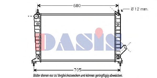 AKS DASIS 190002N Радиатор, охлаждение двигателя для SAAB 9-5 (Сааб 9-5) AKS DASIS 190002N Радиатор, охлаждение двигателя для SAAB 9-5 (Сааб 9-5)