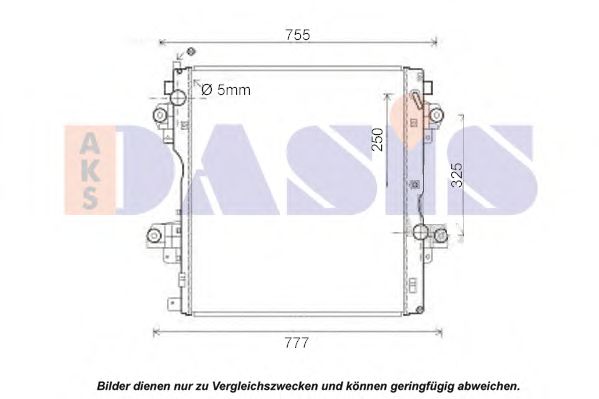 AKS DASIS 210231N Радиатор, охлаждение двигателя Автоматическая коробка передач для TOYOTA LAND CRUISER PRADO (Тойота/тоета Ленд крузер прадо) AKS DASIS 210231N Радиатор, охлаждение двигателя Автоматическая коробка передач для TOYOTA LAND CRUISER PRADO (Тойота/тоета Ленд крузер прадо)