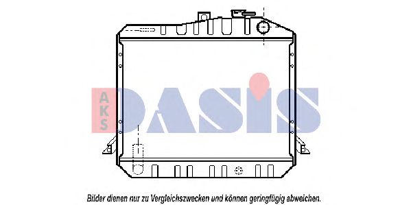AKS DASIS 210540N Радиатор, охлаждение двигателя для TOYOTA HIACE II (Тойота/тоета Хиаcэ 2) AKS DASIS 210540N Радиатор, охлаждение двигателя для TOYOTA HIACE II (Тойота/тоета Хиаcэ 2)