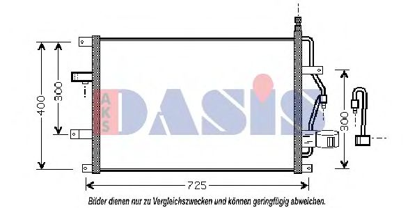 AKS DASIS 222005N Конденсатор, кондиционер для VOLVO (Вольво) AKS DASIS 222005N Конденсатор, кондиционер для VOLVO (Вольво)
