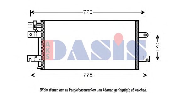 AKS DASIS 242050N Конденсатор, кондиционер механическая коробка передач для VOLKSWAGEN T4 CARAVELLE (Фольксваген Т4 cараvэллэ) AKS DASIS 242050N Конденсатор, кондиционер механическая коробка передач для VOLKSWAGEN T4 CARAVELLE (Фольксваген Т4 cараvэллэ)