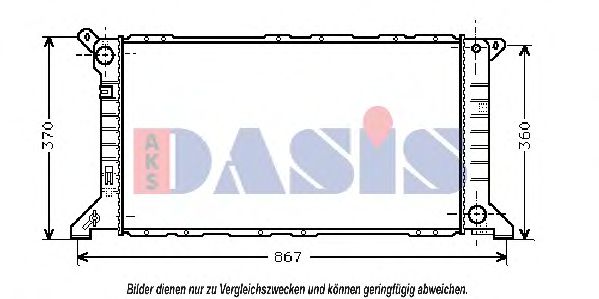 AKS DASIS 250260N Радиатор, охлаждение двигателя для FORD (Форд) AKS DASIS 250260N Радиатор, охлаждение двигателя для FORD (Форд)