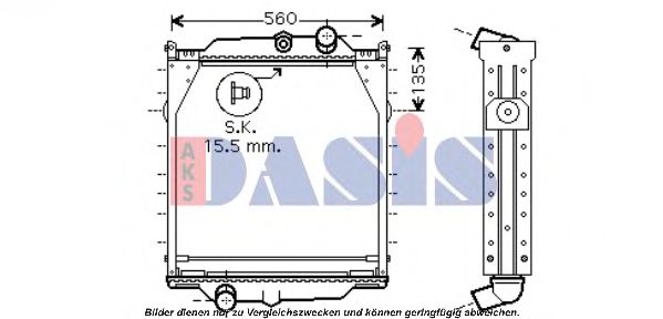 AKS DASIS 280014N Радиатор, охлаждение двигателя для VOLVO (Вольво) AKS DASIS 280014N Радиатор, охлаждение двигателя для VOLVO (Вольво)