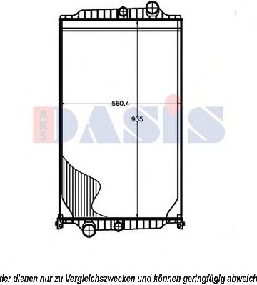 AKS DASIS 280019N Радиатор, охлаждение двигателя для VOLVO (Вольво) AKS DASIS 280019N Радиатор, охлаждение двигателя для VOLVO (Вольво)