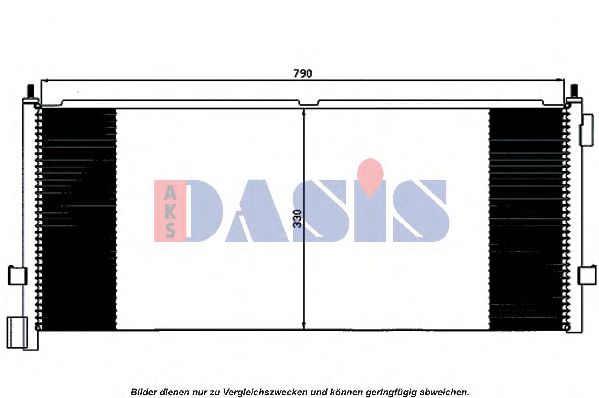 AKS DASIS 282004N Конденсатор, кондиционер для VOLVO (Вольво) AKS DASIS 282004N Конденсатор, кондиционер для VOLVO (Вольво)
