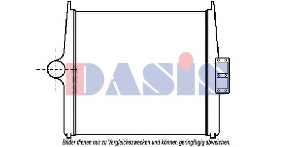 AKS DASIS 287000N Интеркулер 