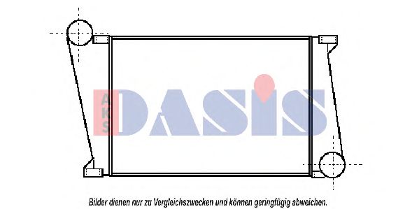 AKS DASIS 287090N Интеркулер 