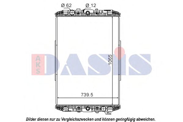 AKS DASIS 290220S Радиатор, охлаждение двигателя механическая коробка передач для DAF XF 95 (Даф Xф 95) AKS DASIS 290220S Радиатор, охлаждение двигателя механическая коробка передач для DAF XF 95 (Даф Xф 95)