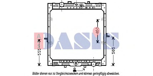AKS DASIS 290220T Радиатор, охлаждение двигателя для DAF XF 95 (Даф Xф 95) AKS DASIS 290220T Радиатор, охлаждение двигателя для DAF XF 95 (Даф Xф 95)