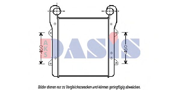 AKS DASIS 297200T Интеркулер 