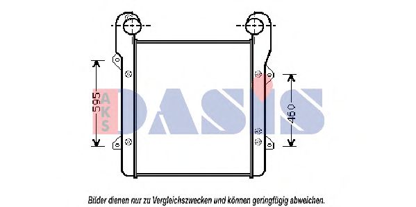 AKS DASIS 297210T Интеркулер 