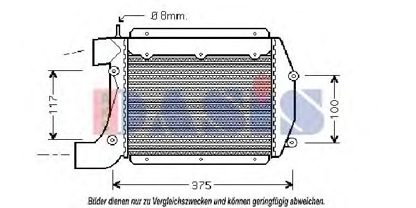 AKS DASIS 327000N Интеркулер 