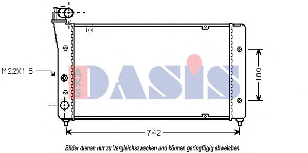 AKS DASIS 330130N Радиатор, охлаждение двигателя для SEAT TOLEDO (Сеат Толэдо) AKS DASIS 330130N Радиатор, охлаждение двигателя для SEAT TOLEDO (Сеат Толэдо)