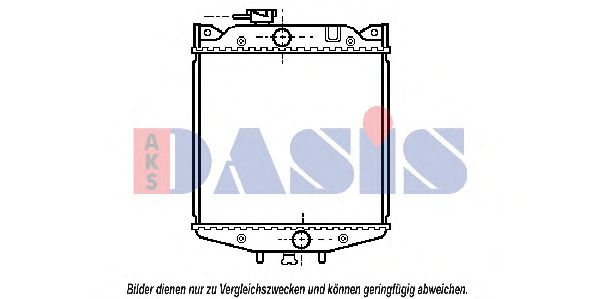 AKS DASIS 360014N Радиатор, охлаждение двигателя для DAIHATSU CHARADE II (Дайхатсу Чарадэ 2) AKS DASIS 360014N Радиатор, охлаждение двигателя для DAIHATSU CHARADE II (Дайхатсу Чарадэ 2)